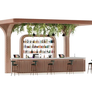 Mostrador de Bar de hotel personalizado Diseño Mostrador de Bar de cóctel comercial - Product Image 1