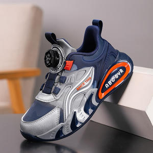 Chaussures de basket-ball pour enfants Cema, en cuir, basses, mi-hautes, à boutons, bottes pour garçons et filles, baskets, petit enfant, grand enfant, mode de plein air - Product Image 5