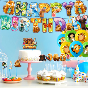 Artículos <span class=keywords><strong>para</strong></span> Fiestas <span class=keywords><strong>de</strong></span> <span class=keywords><strong>Cumpleaños</strong></span> Infantiles con Temática <span class=keywords><strong>de</strong></span> la Película <span class=keywords><strong>de</strong></span> Dibujos Animados H0ppers, <span class=keywords><strong>Decoraciones</strong></span> <span class=keywords><strong>para</strong></span> Fiestas <span class=keywords><strong>de</strong></span> Videojuegos <span class=keywords><strong>para</strong></span> Niños, Incluye Pancarta <span class=keywords><strong>de</strong></span> <span class=keywords><strong>Feliz</strong></span> <span class=keywords><strong>Cumpleaños</strong></span> - Product Image 2