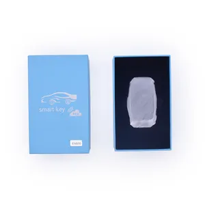 PKE कार रिमोट कंट्रोल के साथ एलसीडी डिस्प्ले टच स्क्रीन निष्क्रिय बिना चाबी वाहन ऑटो स्मार्ट कुंजी आसान स्थापित उपहार बॉक्स करने के लिए परिवार