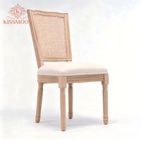 Chaise de mariage pliable en bois de style nordique moderne avec dossier croisé, pour événements extérieurs, banquets, salon, appartement, hôtel, location de mobilier