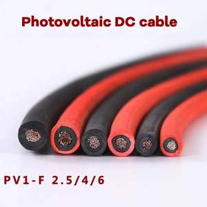 Xlpo इन्सुलेशन pv सौर केबल 1000v 1500v 4m2 6 मिमी 10 मिमी पावर pvc शेथ डीसी केबल सौर केबल प्रमाण पत्र - Product Image 3