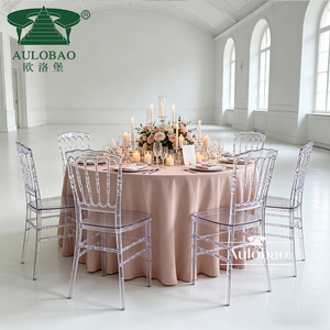 <b>Clear</b> Transparent <b>Resin</b> Chiavari Plastic Wedding Chair Wholesale Phoenix Napoleon Chair - Product Image 5