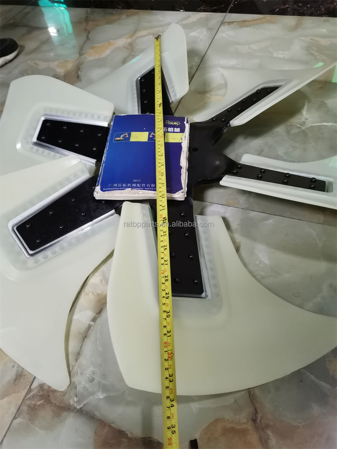 ファンソル High Quality ZAX330 ZAX350 6HK1 Cooling Fan Blade 1-13660371-0