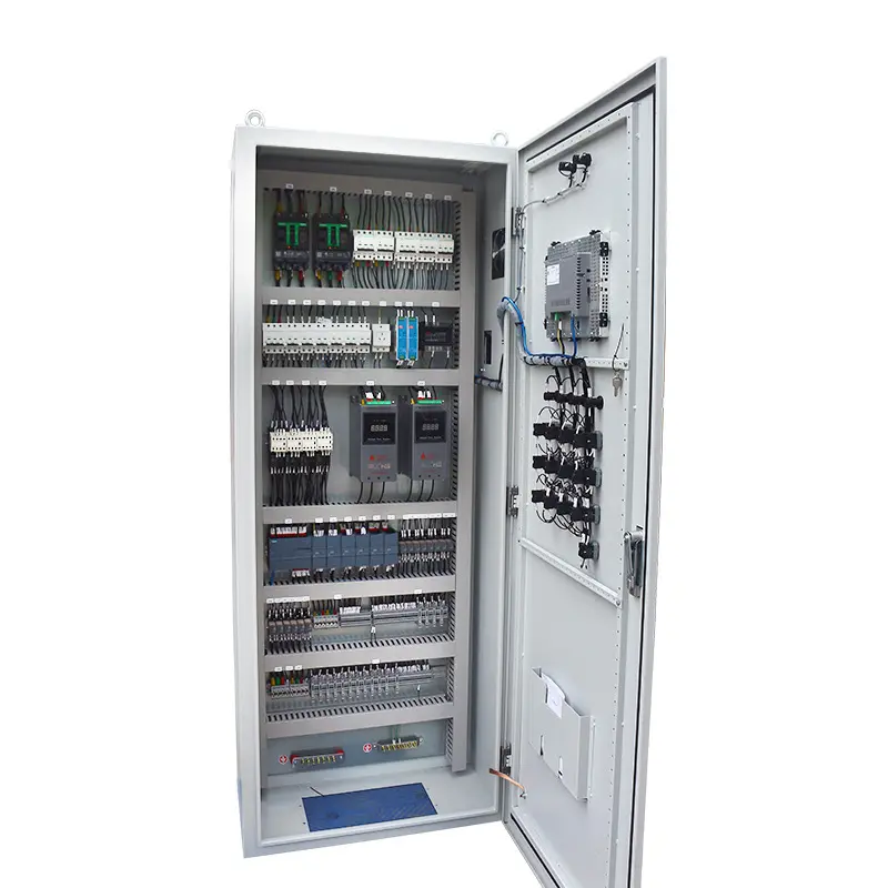 plc hmi all in one plc electrical programming controller with softstarter and PLC for water treatment system sewage waste water