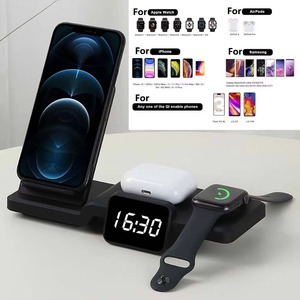 Soporte de Carga Inalámbrico con Reloj <span class=keywords><strong>para</strong></span> iPhone, <span class=keywords><strong>Samsung</strong></span>, Android, Base <span class=keywords><strong>para</strong></span> Teléfono, <span class=keywords><strong>Cargador</strong></span> <span class=keywords><strong>para</strong></span> Apple Watch, Soporte <span class=keywords><strong>para</strong></span> AirPods Pro - Product Image 6