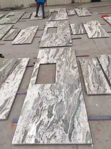 T20mm毫米30毫米定制尺寸梦幻多伦多棕色大理石萨瓦吉百利托龙奇诺大理石桌面梳妆台 - Product Image 2