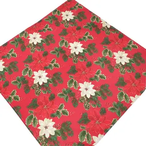 Red Christmas Tablecloth with Fast Delivery Time