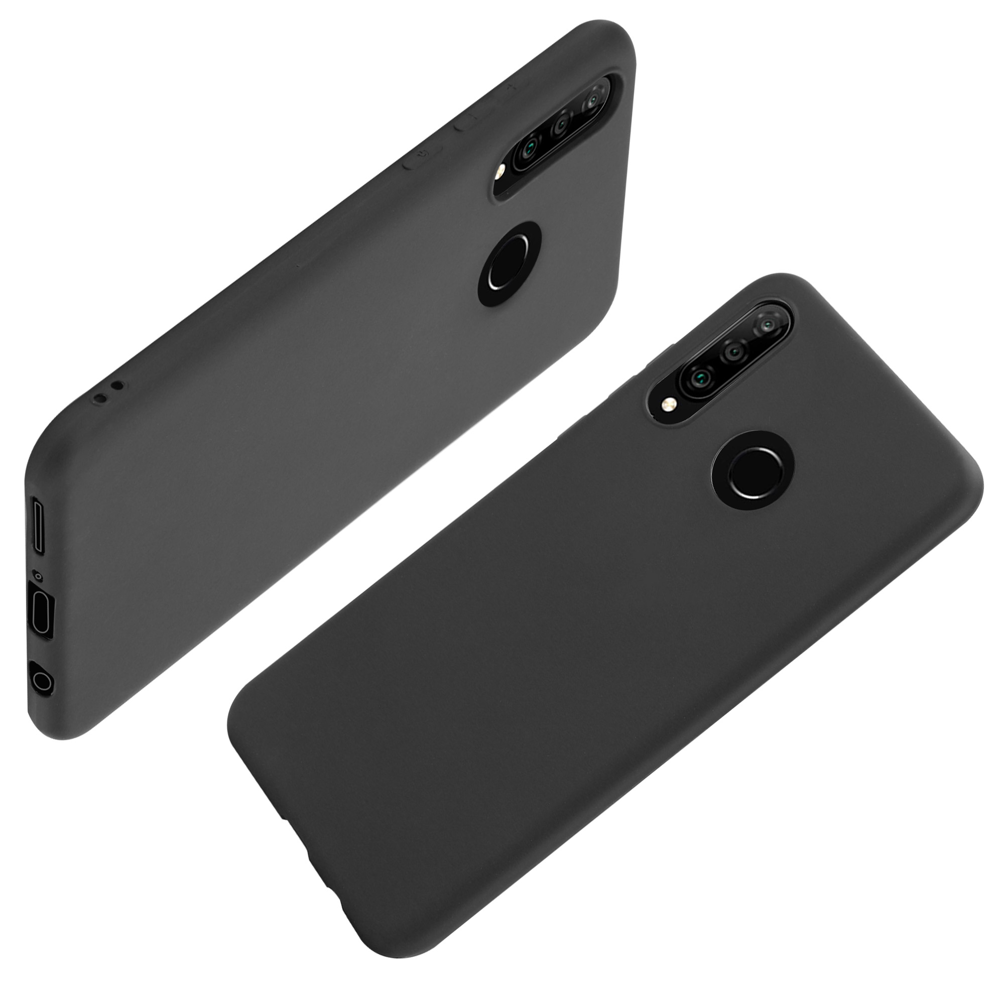 Coque De Protection Mate Ultra Mince Pour Huawei P30 Lite - Noir, Silicone/caoutchouc, Anti-chocs