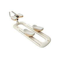 Flexihome – Appareil d'étirement dorsal portable en plastique durable et écologique avec compteur LED pour abdominaux, sit-ups, amincissement de la taille et des jambes