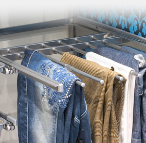 Meuble de garde-robe moderne, placard coulissant, porte-<span class=keywords><strong>pantalon</strong></span>, porte-<span class=keywords><strong>pantalon</strong></span>, organisateur de garde-robe - Product Image 1