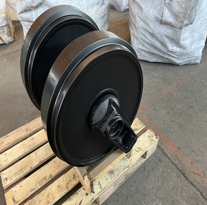 Ready to Ship 4717758 Guide <b>Wheel</b> High Mining Durability Four <b>Wheels</b> and One Belt Spare Parts for <b>CAT</b> 6020 Mining Excavator - Product Image 3