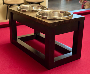 Supporto Rialzato per Ciotole per Cani, Alzata per Ciotole in Legno con Cassetto - Product Image 6