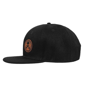 Gorra de béisbol Snapback de pana personalizada, diseño de logotipo bordado, fabricante deportivo, sombrero de ala plana para campamento de 5 paneles de alta calidad - Product Image 5