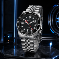 Montre de mode avec boîtier en acier inoxydable, bracelet et fermoir de sécurité pliable en cristal – Commande en gros B2B