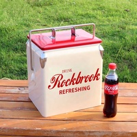 Glacière portable isotherme ROCKBROOK CB9003 13L en PE et PU pour pique-nique, plage, fête, camping, vin personnalisé, extérieur intelligent 30L