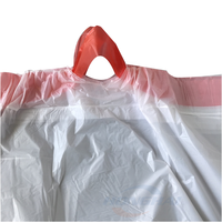 Sac à soufflets latéraux de 50 litres avec fermeture thermosoudée, sacs poubelle en PE robustes et durables de 13 gallons