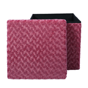 <span class=keywords><strong>Pouf</strong></span> repose-pieds en velours, chaise bouffante, décoration de la maison - Product Image 3