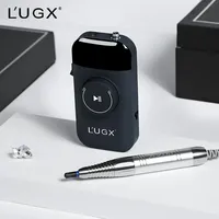 LUGX LG609 OEM/ODM Polisseuse à ongles portable rechargeable en acier inoxydable, perceuse à ongles électrique professionnelle sans balais