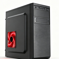 Boîtier PC Micro-ATX Mini-ITX en gros, châssis compact 350 mm, 4 emplacements PCI, support HDD/SSD, ventilation en maille, boîtier d'ordinateur de jeu 3
