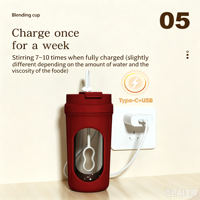 Gobelet mélangeur automatique électrique pour café et lait en poudre - Shaker de fitness en plastique pour adultes