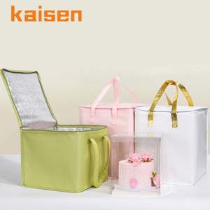 Bolsa Térmica para Llevar Comida, OEM ODM, de Papel de Aluminio y Tela No Tejida, Gruesa y Aislada, Bolsas Personalizadas para Llevar Comida - Product Image 1