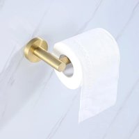 Accessoires de salle de bain porte-papier hygiénique doré mural porte-rouleau de papier de soie en acier inoxydable 304