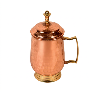 Jarra de Agua de Cobre Puro con Tapa Hermética para una Hidratación Diaria Saludable, Compre Directamente del Proveedor - Product Image 1