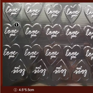 Feuilles <span class=keywords><strong>de</strong></span> <span class=keywords><strong>transfert</strong></span> <span class=keywords><strong>de</strong></span> chocolat 3D A4 personnalisables Feuilles <span class=keywords><strong>de</strong></span> <span class=keywords><strong>transfert</strong></span> <span class=keywords><strong>de</strong></span> texte imprimées personnalisées <span class=keywords><strong>pour</strong></span> gâteau bricolage en gros (300 feuilles) - Product Image 3