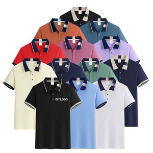 Polo pour homme personnalisé, imprimé, uni, coupe ajustée, manches courtes, pour le golf, vente en gros, motif uni, logo personnalisé - Product Image 4