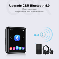 Lecteur MP3 portable mini avec haut-parleur intégré, écran TFT de 1,8 pouce, mémoire de 64 Go pour radio FM, livres électroniques pour enfants et étudiants