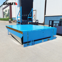 Niveleur de quai pour camions, à lèvre basculante, hydraulique, en acier au carbone Q235, inclinaison de 400 mm vers le haut et de 300 mm vers le bas, équipement de rampe de conteneurs