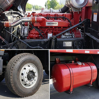 Camion benne lourd diesel Sinotruk Howo 6x4 d'occasion durable 371HP haute performance avec moteur Weichai pour la construction