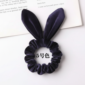 Vendita calda Trending Vintage in velluto con perline elastici semplici scintillanti con fiocco per ragazze e bambini accessori di moda all'ingrosso - Product Image 1