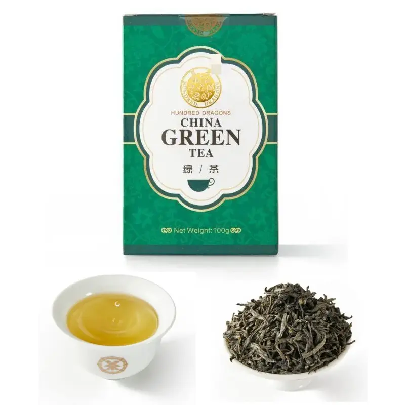 HN37 thé vert de chine de haute qualité, prix d'usine de gros, Offre Spéciale 100g