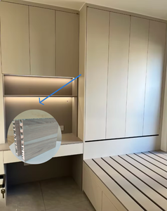 Panneaux muraux durables et résistants, panneaux de meubles avec matériaux à âme en nid d'abeille pour les façades de bibliothèques et de centres commerciaux - Product Image 1