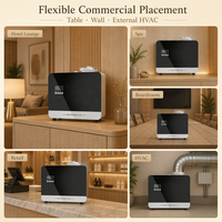 Diffuseur de parfum S-3000, nébuliseur d'huiles essentielles, machine aromatique pour hôtel de luxe, installation murale ou sur table, couverture de 3000m²