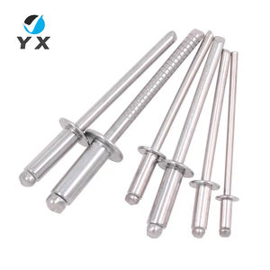 <span class=keywords><strong>Rivet</strong></span> à tête ronde en aluminium argenté brillant non revêtu, classe 4, poli miroir, pour revêtement architectural et signalétique - Product Image 2