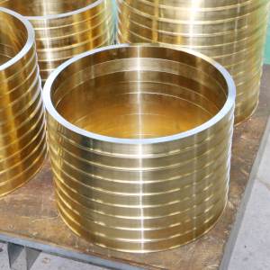 Wholesale Accurate Alignment CuSn5Zn5Pb5 Bronze Plate Ulk Brass Bushing CNC Machining <b>Copper</b> Steel Type <b>Slip</b> for Crusher Casting - Product Image 5