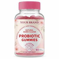 Gummies Probiotiques pour Femmes OEM/ODM, Saveur Naturelle, Soutien de la Flore Vaginale, Compléments Alimentaires pour la Santé Féminine