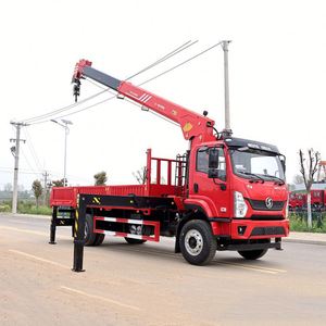 Camion porte-grue télescopique Shacman 4x2 8T transfrontalier avec échelle d'accès - Product Image 2