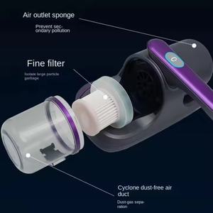 เครื่องดูดฝุ่นแบบไร้สายสำหรับเตียงนอน พร้อมหลอด UV ฆ่าเชื้อโรค ใช้ได้กับที่นอน โซฟา พรม และพื้นผิวผ้า ทำความสะอาดได้อย่างมีประสิทธิภาพ - Product Image 2