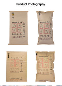 공장 가격 브라운 크래프트 라미네이션 인플레이터블 에어 던니지 백 컨테이너용 빠른 충전 밸브 및 맞춤형 사이즈 - Product Image 5