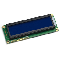 وحدة شاشة LCD طراز 1602B بحجم 16*2، تعمل بجهد 5 فولت/3.3 فولت، شاشة STN زرقاء وصفراء وخضراء مع إضاءة خلفية LED للأجهزة