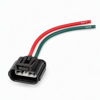 موصل طاقة عداد السرعة 12 فولت من HEI Distributor، موصلات أسلاك السيارات عالية الجودة من النحاس المطلي بالقصدير، مقاومة للعوامل الجوية IP67، مصنوعة من PVC/النايلون.