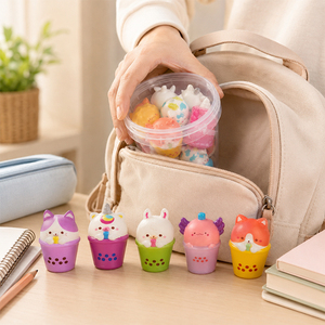 Factory Assorted Snack Animal Squishies Slow Rise Foam Tactile Play Collection Goodie Bag Fillers For Kids Parties - Product Image 2