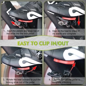 OEM/ODM BUCKLOS Bicycle Self-locking <strong>Clipless</strong> <strong>Pedal</strong> Anti-Slip Road Bike <strong>Pedal</strong> Professional <strong>Cycling</strong> Lock <strong>Pedals</strong> - Product Image 5