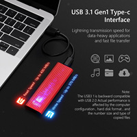 Mini Unità a Stato Solido (SSD) Portatile 16TB 8TB 1TB 2TB 4TB, Disco Rigido Esterno Wavy per Espansione