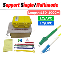 Fiber Optic OTDR Launch Cable Box Patch Extension Line 150/300/500m/1km/2km SC/LC/FC/ST Dead Zone Eliminator Fiber Box SC/APC UPC
