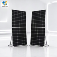 Panel Surya Efisiensi Tinggi Tampilan Hitam Elegan Kustom Grosir untuk Distributor dan Pemasang Proyek Surya